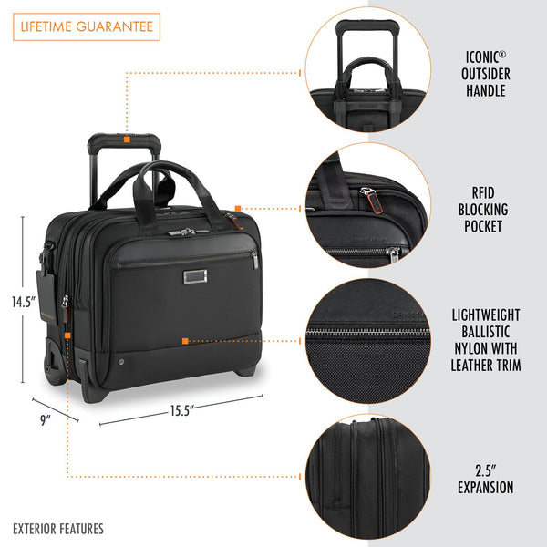 Medium 2-Wheel Expandable Brief - image14