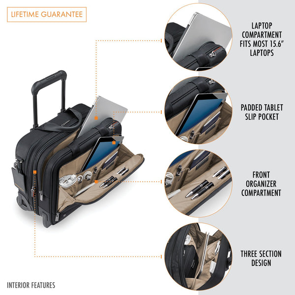Medium 2-Wheel Expandable Brief - image15